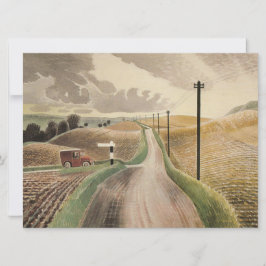 ウィルトシャーの風景(Eric Ravilious) カード