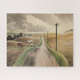 ウィルトシャーの風景(Eric Ravilious) ジグソーパズル