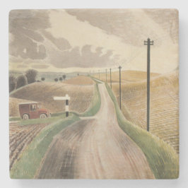 ウィルトシャーの風景(Eric Ravilious) ストーンコースター