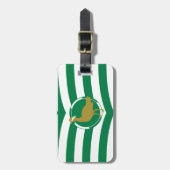 ウィルトシャー州旗の荷札 ラゲッジタグ (正面縦)