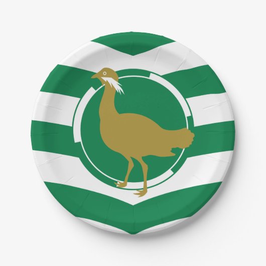 ウィルトシャー州旗紙プレート ペーパープレート (正面)