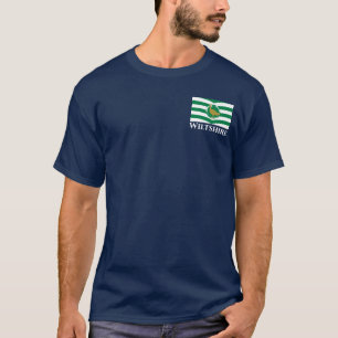 ウィルトシャー州旗 – ENGLAND T-Shirt Tシャツ