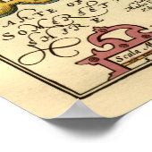 ウィルトシャー郡イングランド古古古古古古古美術館地図 ポスター (角)