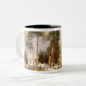 ウィルトンの座席の庭のParterreの ツートーンマグカップ (正面左)