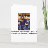 ウィルトンの新しい及び児童の二部作のまわりの天使 シーズンカード (裏面)