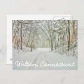 ウィルトンコネチカット切手 ポストカード (正面/裏面)