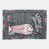 ウィルドベリースムージーのキッチンタオル キッチンタオル (横)