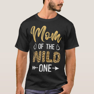ウィルドワンの女性ママ幼児1stバースデーレ tシャツ