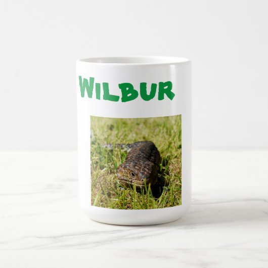ウィルバーの名前Aussie Lizard、コーヒーマグ コーヒーマグカップ (中央)