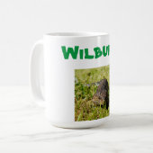 ウィルバーの名前Aussie Lizard、コーヒーマグ コーヒーマグカップ (正面左)