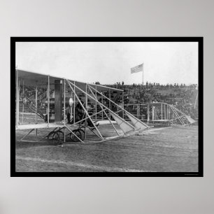 ウィルバー・ライトat飛行機レース1909 ポスター