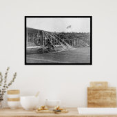 ウィルバー・ライトat飛行機レース1909 ポスター (キッチン)