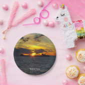 ウィルフレッドサイクスサンセット紙プレート ペーパープレート (パーティー)