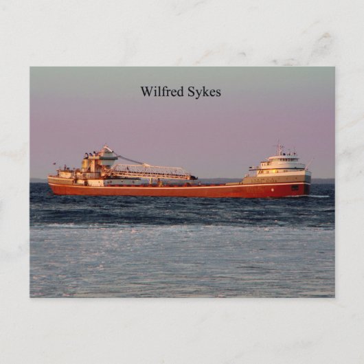 ウィルフレッド・サイクスのはがき ポストカード (正面)