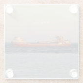 ウィルフレッド・サイクス・グラス・コースター ガラスコースター (裏面)