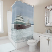 ウィルフレッド・シケスのシャワーカーテン シャワーカーテン (インサイチュ)