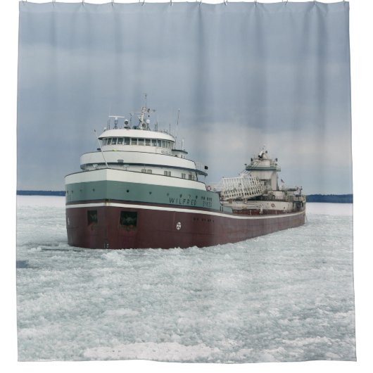 ウィルフレッド・シケスのシャワーカーテン シャワーカーテン (正面)