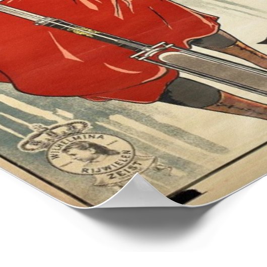 ウィルヘルミナビクトリアンサイク広告サイクル ポスター (角)