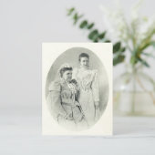 ウィルヘルミーナ女王&エマオランダ#002NL ポストカード (スタンド正面)