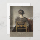 ウィルヘルムハンマーショイCC0692はがき ポストカード (正面/裏面)