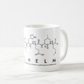 ウィルヘルムペプチド名mag コーヒーマグカップ (正面右)