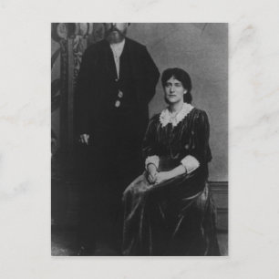 ウィルヘルムリーブクネヒトとエレノアヴェリング ポストカード