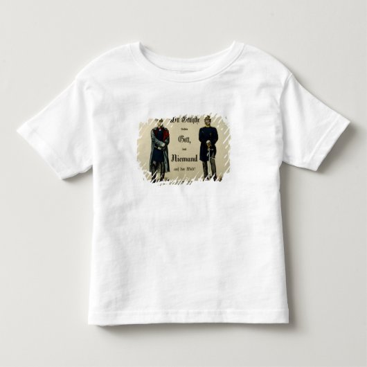ウィルヘルム一代天皇及びビスマルク王子 トドラーTシャツ (正面)