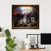 ウィルヘルム・フォン・カウルバッハによるエルサレムの破壊 ポスター (ホームオフィス)