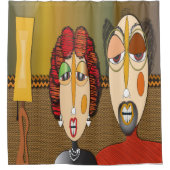 ウィルマとハリー シャワーカーテン (正面)