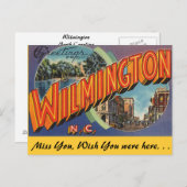 ウィルミントンからの挨拶 ポストカード (正面/裏面)