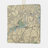 ウィルミントンの地図 セラミックオーナメント (左)
