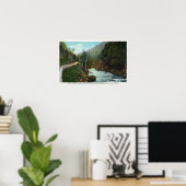 ウィルミントンの近くの利用可能な川のハイビュー ポスター (ホームオフィス)