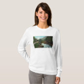 ウィルミントンの近くのAusableの川のHwyの眺め Tシャツ (正面フル)