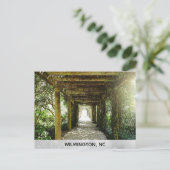 ウィルミントンノースカロライナ航空ガーデンズトラベル ポストカード (スタンド正面)