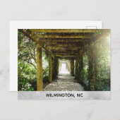 ウィルミントンノースカロライナ航空ガーデンズトラベル ポストカード (正面/裏面)