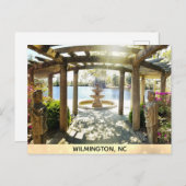 ウィルミントンノースカロライナ航空ガーデンズペルゴラ ポストカード (正面/裏面)