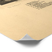 ウィルミントンバーモント1891アンティークパノラママップ ポスター (角)