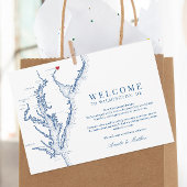 ウィルミントン結婚デラウェアの歓迎と旅程 サンキューカード