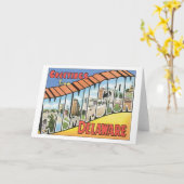 ウィルミントン・デラウェアからの挨拶 カード (黄色い花)