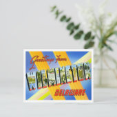 ウィルミントン、デラウェアヴィンテージ大文字葉書 ポストカード (スタンド正面)