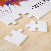 ウィルミントン・デラウェア・スカイライン ジグソーパズル (側面)