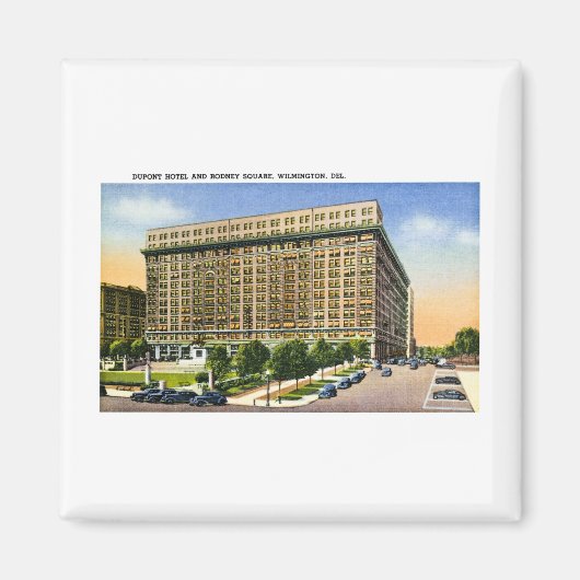 ウィルミントン・デラウェア・ロドニー・スクエア マグネット (正面)