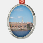 ウィルミントンNCの河岸地域 メタルオーナメント (左)