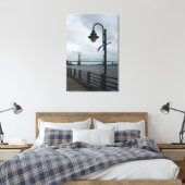 ウィルミントンNCダウンタウンリバーウォーク キャンバスプリント (インサイチュ (寝室))