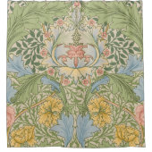 ウィルラムモリスマートルガーデンクラシックフローラ シャワーカーテン (正面)