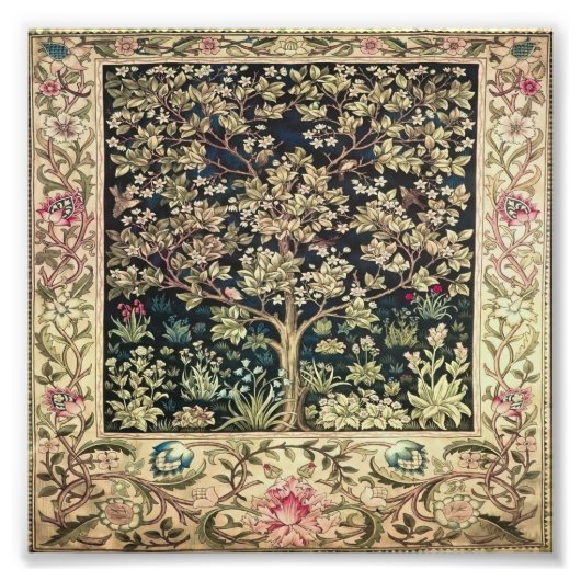 ウィルラムモリス美しいデザインと創造、ヴィント フォトプリント            (正面)