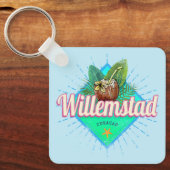 ウィルレンスタッドキュラカオバケーションカリブのヴィンテージ キーホルダー (正面)