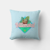 ウィルレンスタッドキュラカオバケーションカリブのヴィンテージ クッション (正面)