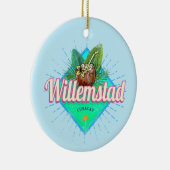 ウィルレンスタッドキュラカオバケーションカリブのヴィンテージ セラミックオーナメント (右)