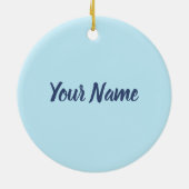 ウィルレンスタッドキュラカオバケーションカリブのヴィンテージ セラミックオーナメント (裏面)